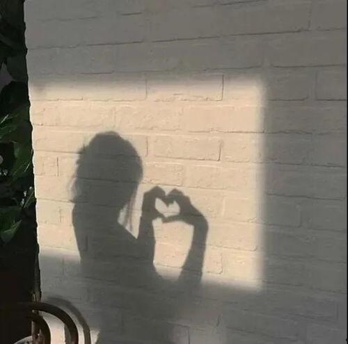 影子图片唯美
